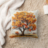 秋のデザイン枕 クッション (ブランケット)