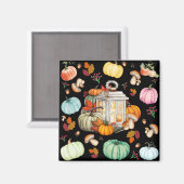 秋のデザイン マグネット (正面/裏面)