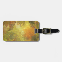 秋のデザイン ラゲッジタグ