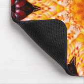 秋のトウモロコシの花のマウスパッド マウスパッド (コーナー)