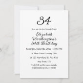 秋のトマトの葉 水彩カリグラフィー テキスト 招待状 (裏面)