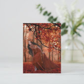 秋のトライアストはがき ポストカード (スタンド正面)