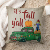 秋のトラックの秋ヤール クッション (ブランケット)