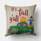 秋のトラックの秋ヤール クッション (裏面)