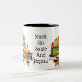 秋のトラック ツートーンマグカップ (中央)