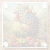 秋のトルコ – 38 ガラスコースター (裏面)