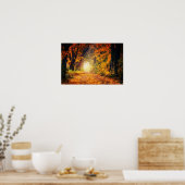 秋のトンネルのポスター ポスター (キッチン)