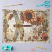 秋のトンボ 薄葉紙 (クラフト)