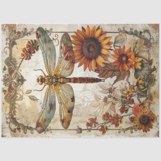 秋のトンボ 薄葉紙 (正面)