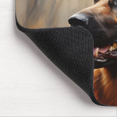 秋のドイツの羊飼い マウスパッド (コーナー)