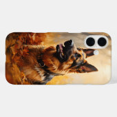 秋のドイツの羊飼い Case-Mate iPhoneケース (裏面 (横))