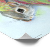 秋のドッグウッドのリス葉ル ポスター (角)