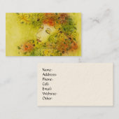 秋のニンフのプロフィールカード 名刺 (正面/裏面)