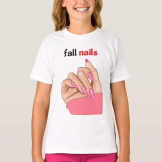 秋のネイル Tシャツ