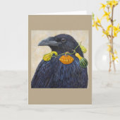 秋のネックレスカード カード (黄色い花)