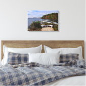 秋のノルマン湖 キャンバスプリント (インサイチュ (寝室))