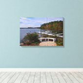 秋のノルマン湖 キャンバスプリント (インサイチュ (ウッドフロア))