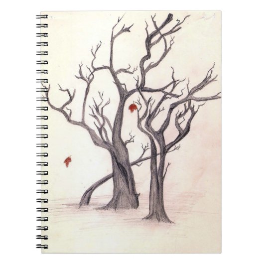 秋のノートの最後の葉 ノートブック (正面)