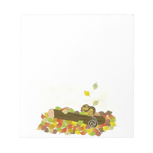 秋のノート ノートパッド (正面)