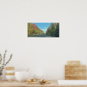 秋のハイウェイ写真ポスター ポスター (キッチン)