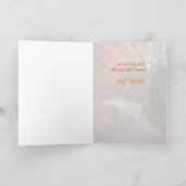 秋のハッピーバースデーカラー秋 カード (内部)