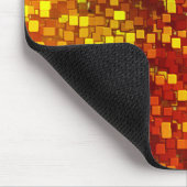 秋のハニカム迷彩柄 マウスパッド (コーナー)