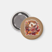 秋のハリネズミの冒険2 マグネット (正面/裏面)