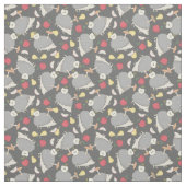 秋のハリネズミ ファブリック (見本)