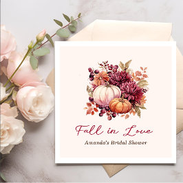 秋のハロウィン ウェディングシャワー 紙皿 スタンダードランチョンナプキン