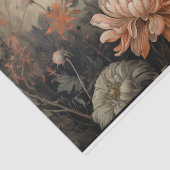 秋のハロウィーンカボチャと花の切り離し 薄葉紙 (詳細)