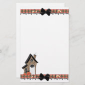 秋のハロウィーン 便箋 (正面/裏面)