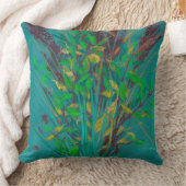 秋のハーブ、フローラアート、パステル絵画ズ、自然 クッション (ブランケット)