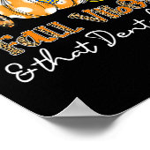 秋のバイブとその歯科生活歯のカボチャ秋 ポスター (角)