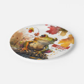 秋のバイブカエル – バースデーパーティー –  ペーパープレート (アングル)