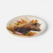 秋のバイブボア – バースデーパーティー –  ペーパープレート (アングル)