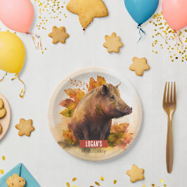 秋のバイブボア – バースデーパーティー –  ペーパープレート