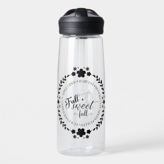 秋のバイブ澄んス水筒 ウォーターボトル (正面)