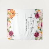 秋のバグディー 秋の恋 ブライダルシャワータペストリー タペストリー (正面(横))