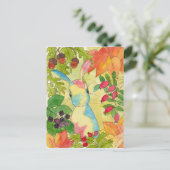 秋のバニーバイペパーミントアート ポストカード (スタンド正面)