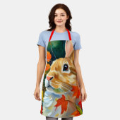 秋のバニー エプロン (着用した状態)