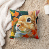 秋のバニー クッション (ブランケット)