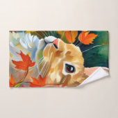 秋のバニー バスタオルセット (ハンドタオル)