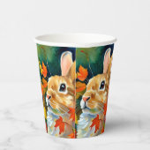 秋のバニー 紙コップ (右)