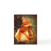 秋のバラカード