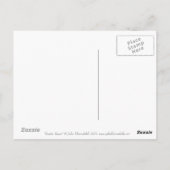 秋のバラフローラ素朴アートフラワーズピンクオレンジ ポストカード (裏面)