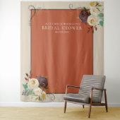 秋のバラブライダルシャワーフォトバックグラウンド タペストリー (インサイチュ)