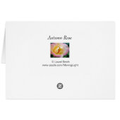 秋のバラ (裏面横)