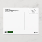 秋のバラ ポストカード (裏面)