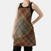 秋のバルトサイプレスオレンジ、赤、緑の草原 エプロン (インサイチュ)