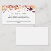 秋のバーガンディおむつくじ  封入カード エンクロージャーカード (正面/裏面)